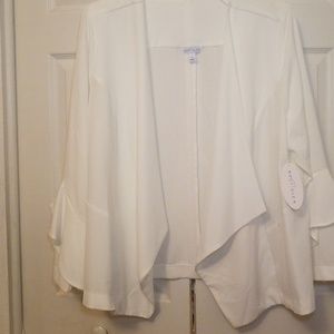 Ashley Nell Tipton 3x White Blazer NWT